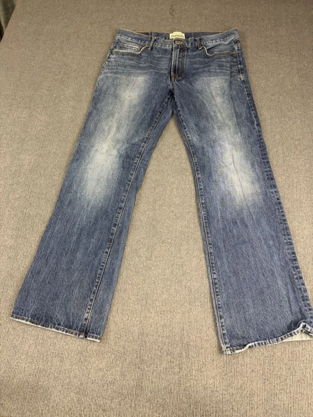 Aeropostale Mens Blue Benton Original Bootcut Jeans 33x34